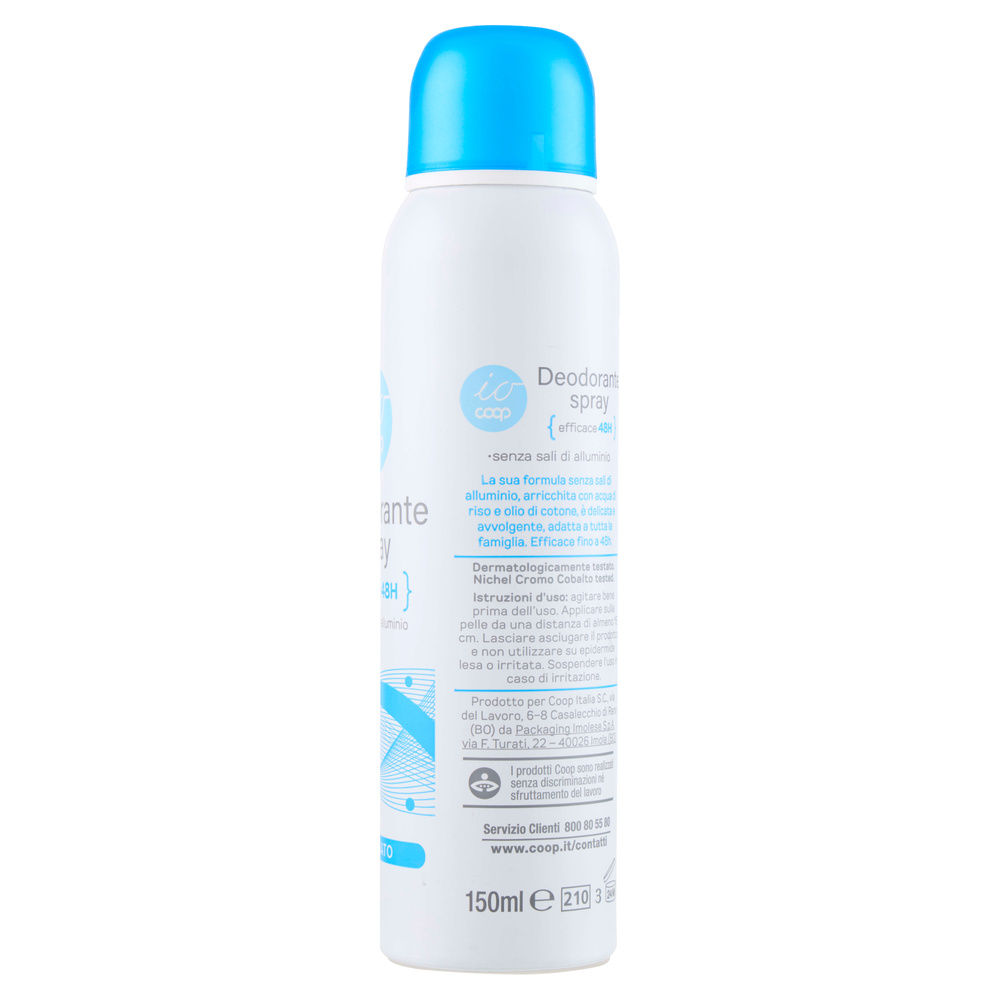 DEODORANTE SPRAY 48H DELICATO IO COOP ML 150 - 11
