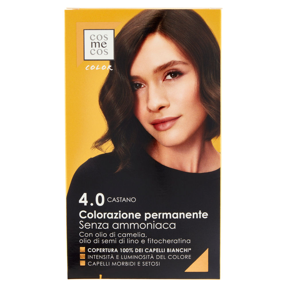 Colorazione permanente 4.0 castano cosmecos color coop pz.1