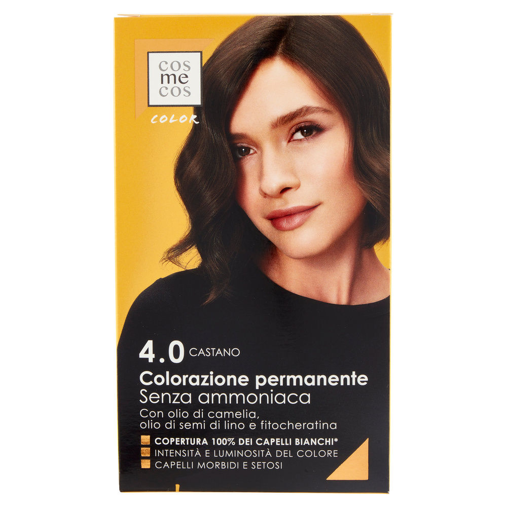 COLORAZIONE PERMANENTE 4.0 CASTANO COSMECOS COLOR COOP PZ.1 - 3