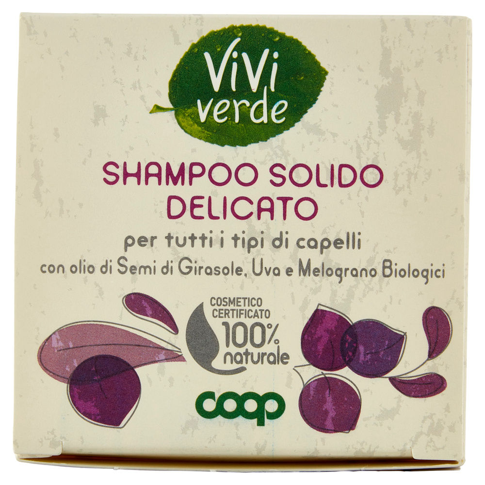 SHAMPOO SOLIDO DELICATO VIVI VERDE COOP G 60 - 3