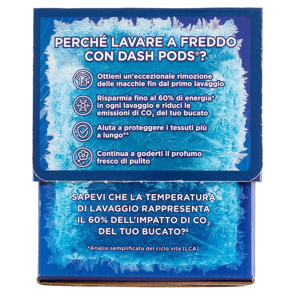 DETERSIVO LAVATRICE DASH PODS POWER IGIENIZZANTE COLORE 19LAV KG0,4883 - 2