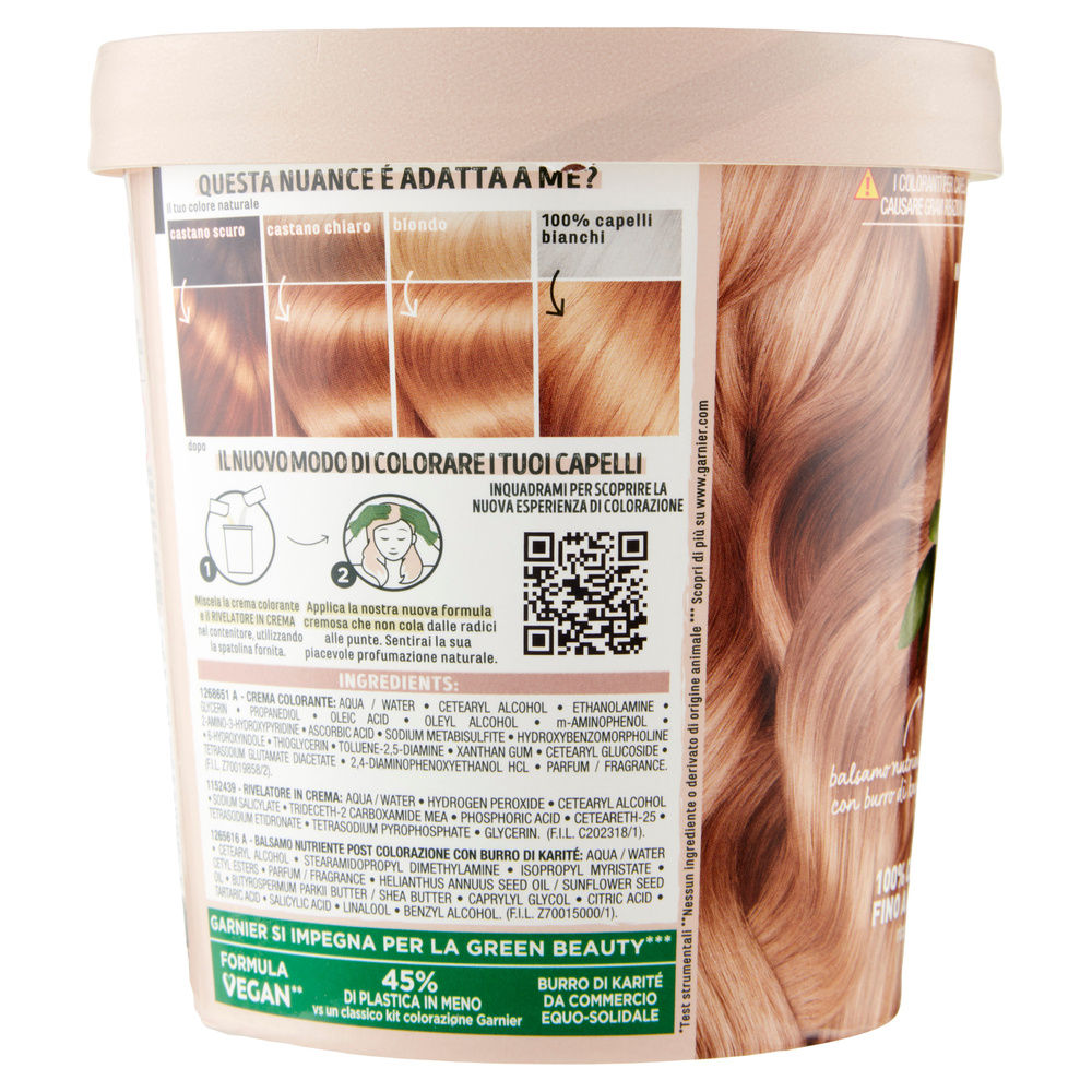 COLORAZIONE PERMANENTE GARNIER GOOD BIONDO CARAMELLO PZ.1 - 6