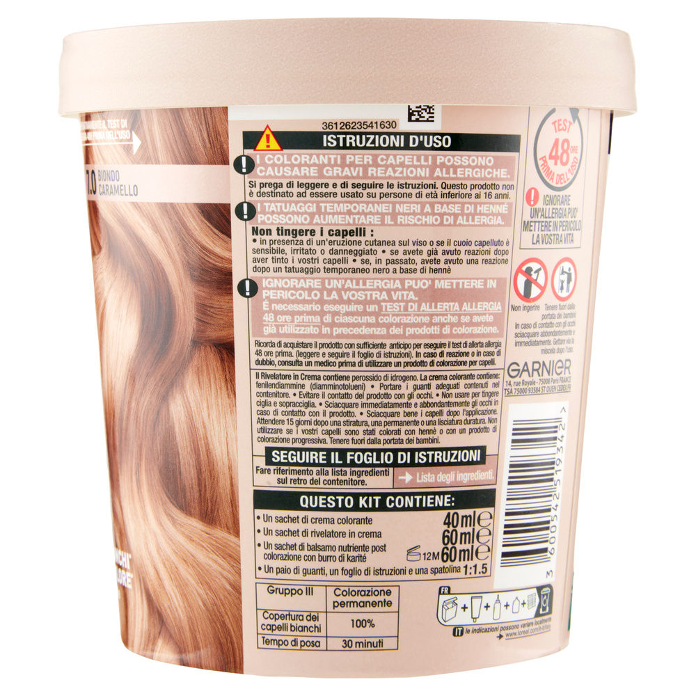 COLORAZIONE PERMANENTE GARNIER GOOD BIONDO CARAMELLO PZ.1 - 4