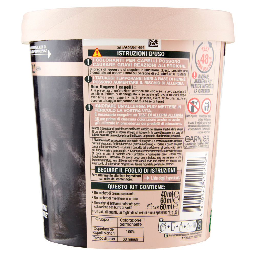 COLORAZIONE PERMANENTE GARNIER GOOD NERO PZ.1 - 7