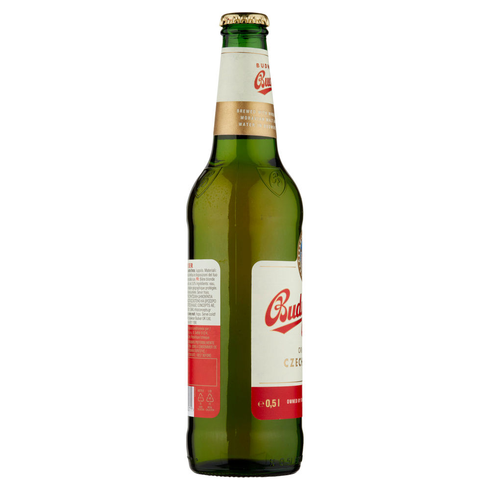 BIRRA BUDWEISER ORIGINAL 5% VOL. ALCOLICO BTG VETRO 500ML - 6