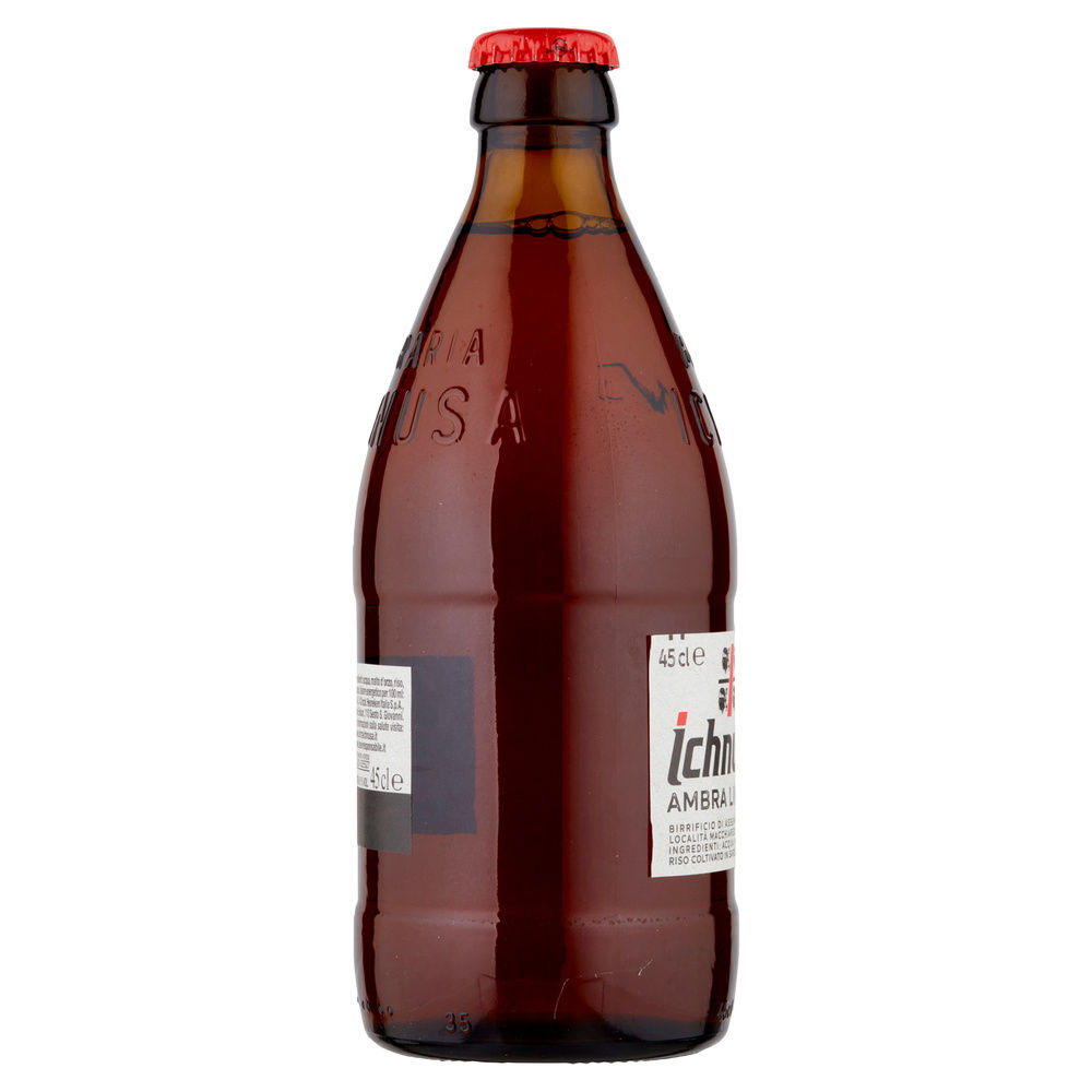 BIRRA ICHNUSA AMBRA LIMPIDA 5 GRADI BOTTIGLIA ML 450 - 2