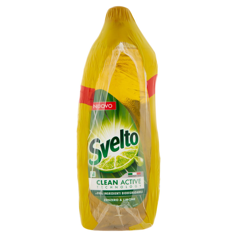DETERSIVO STOVIGLIE LIQUIDO SVELTO ZENZERO 3XML 980 - 6