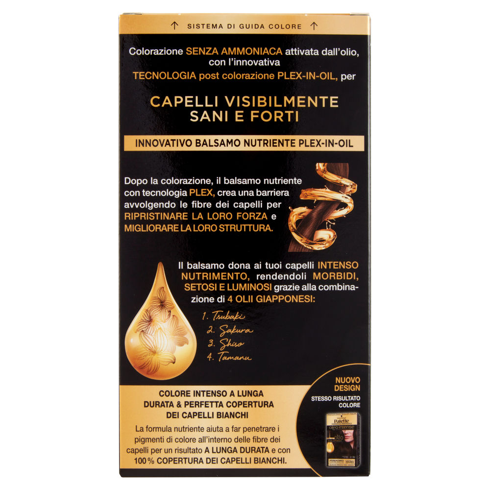 COLORAZIONE PERMANENTE SCHWARZKOPF PALETTE OLEO INTENSE 2-10 BLACK BROWN PZ.1 - 1