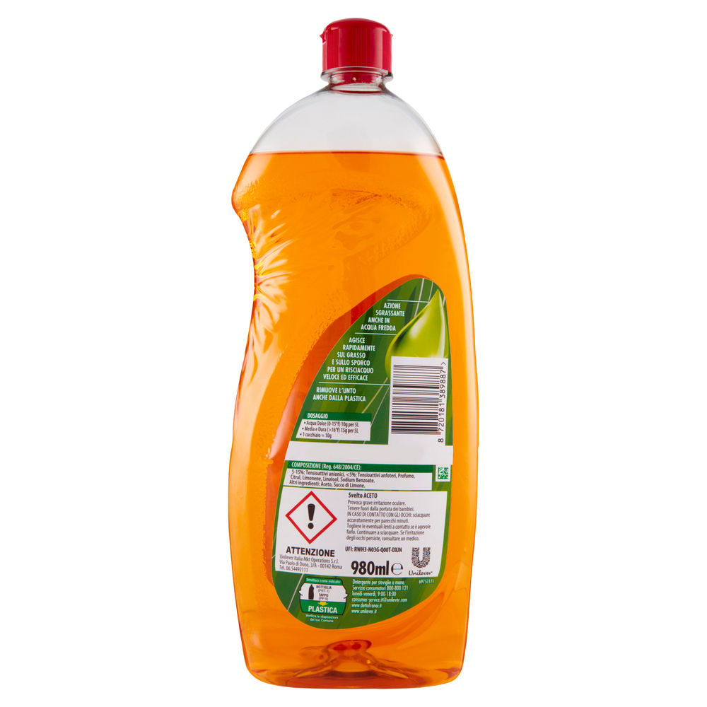 DETERSIVO STOVIGLIE LIQUIDO SVELTO ACETO ML 980 - 1