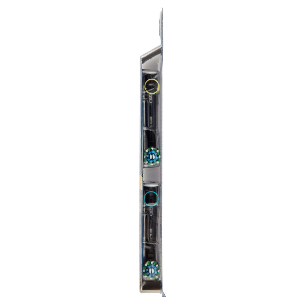 TESTINE DI RICAMBIO PER SPAZZOLINO ELETTRICO ORAL B CROSS ACTION BLACK PZ.4 - 2
