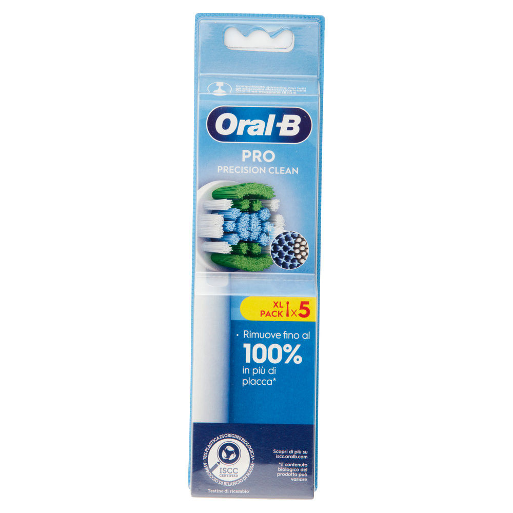 TESTINE DI RICAMBIO PER SPAZZOLINO ELETTRICO ORAL B PRECISION CLEAN PZ.5 - 5