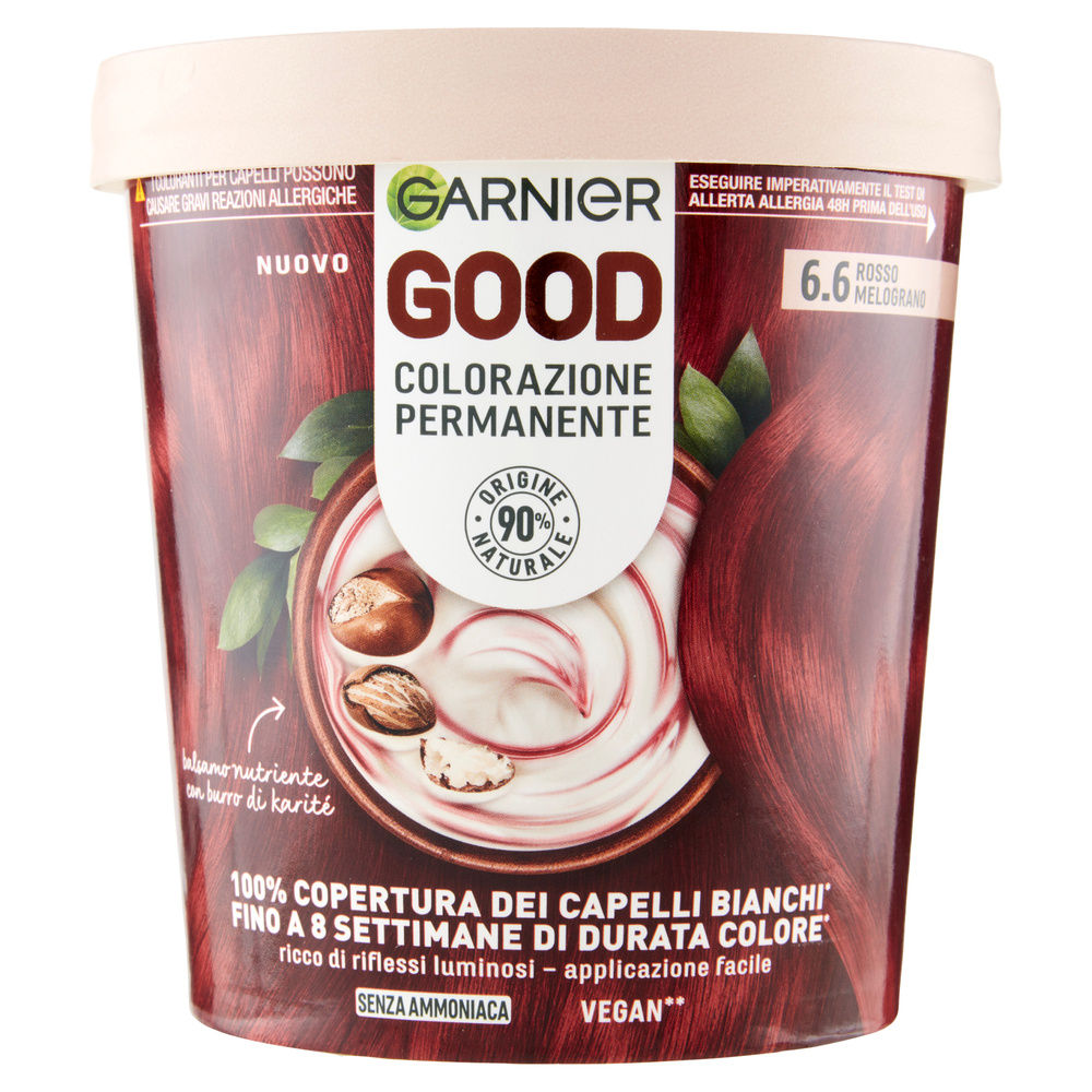 COLORAZIONE PERMANENTE GARNIER GOOD ROSSO MELOGRANO PZ.1 - 2