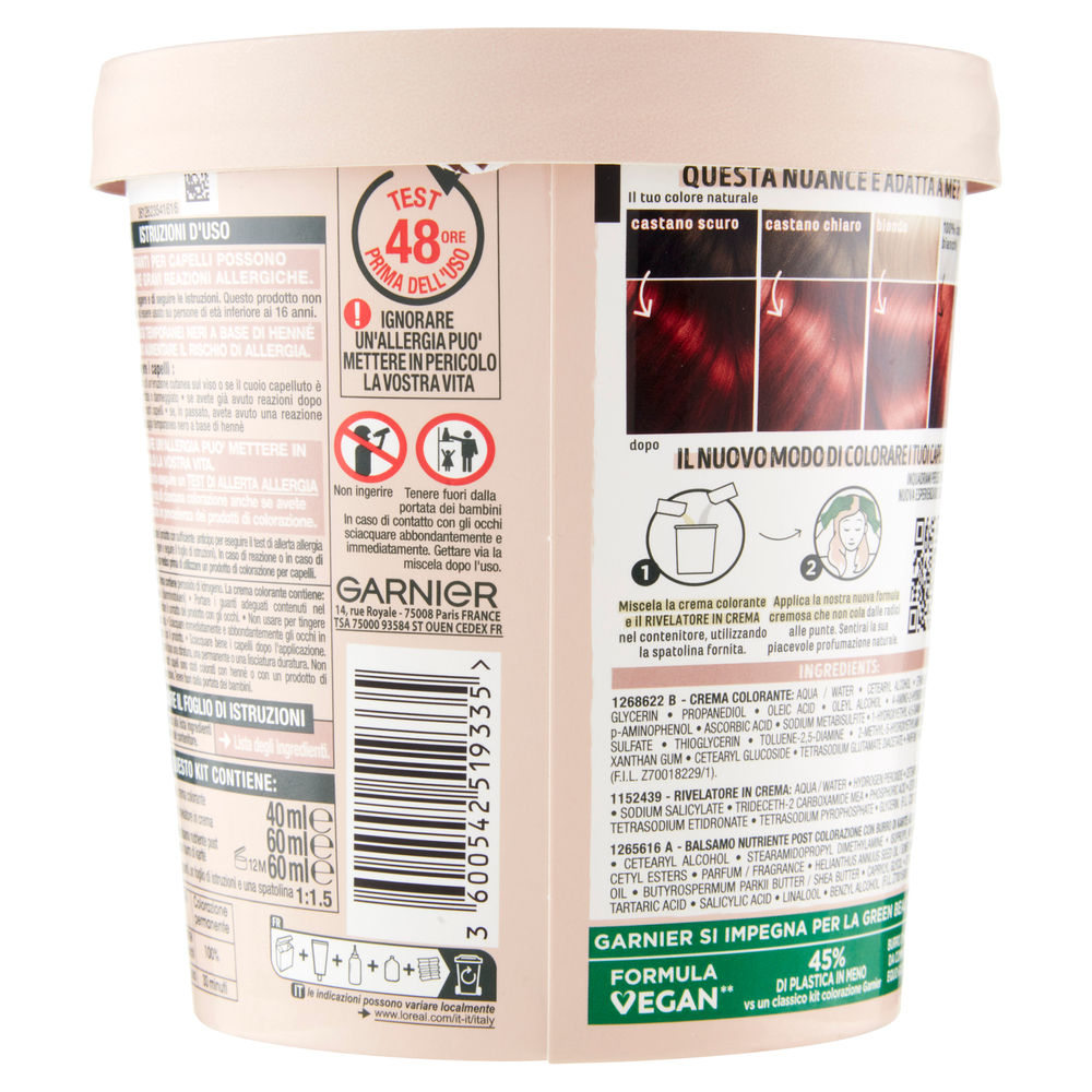 COLORAZIONE PERMANENTE GARNIER GOOD ROSSO MELOGRANO PZ.1 - 1