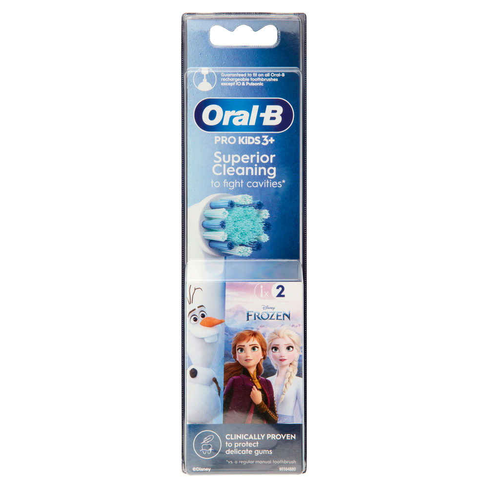 Testine di ricambio per spazzolino elettrico oral b kids frozen pz.2