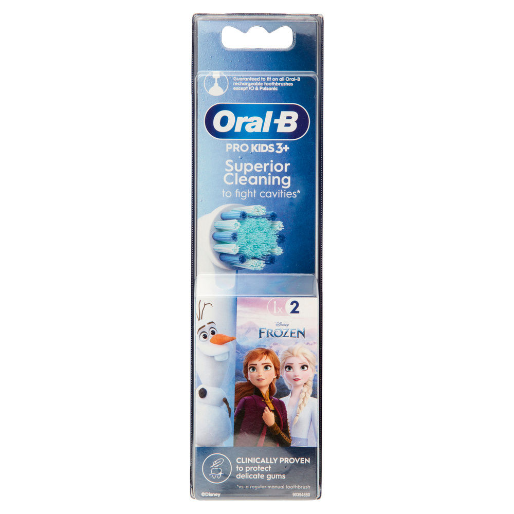 TESTINE DI RICAMBIO PER SPAZZOLINO ELETTRICO ORAL B KIDS FROZEN PZ.2 - 4