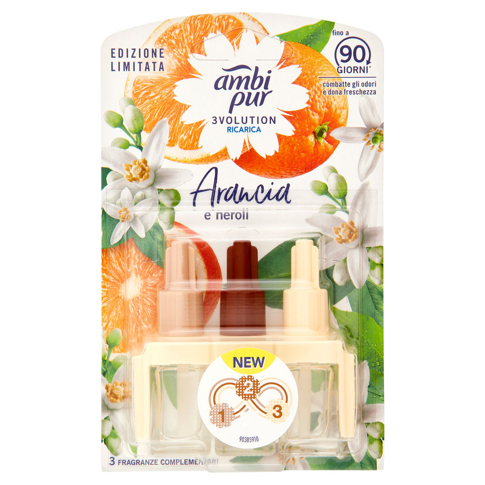 DEODORANTE AMBIENTI AMBIPUR 3VOLUTIONS ARANCIA RICARICA ML 20 - 0