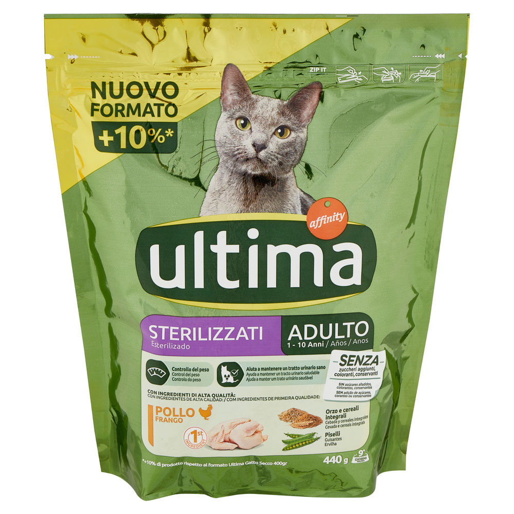 SECCO GATTO ULTIMA STERILIZZATO POLLO G 440 - 6