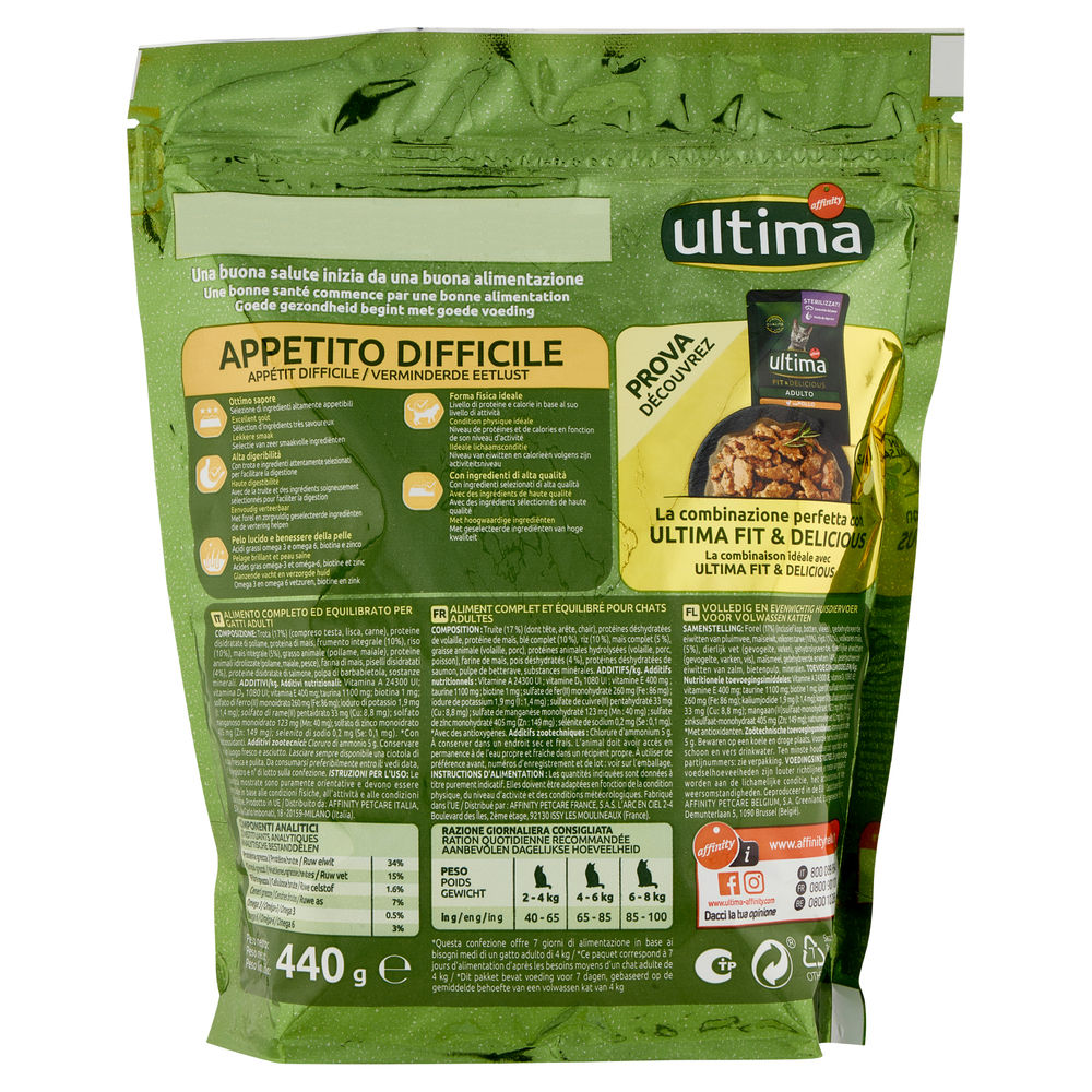 SECCO GATTO ULTIMA APPETITO DIFFICILE G 440 - 1