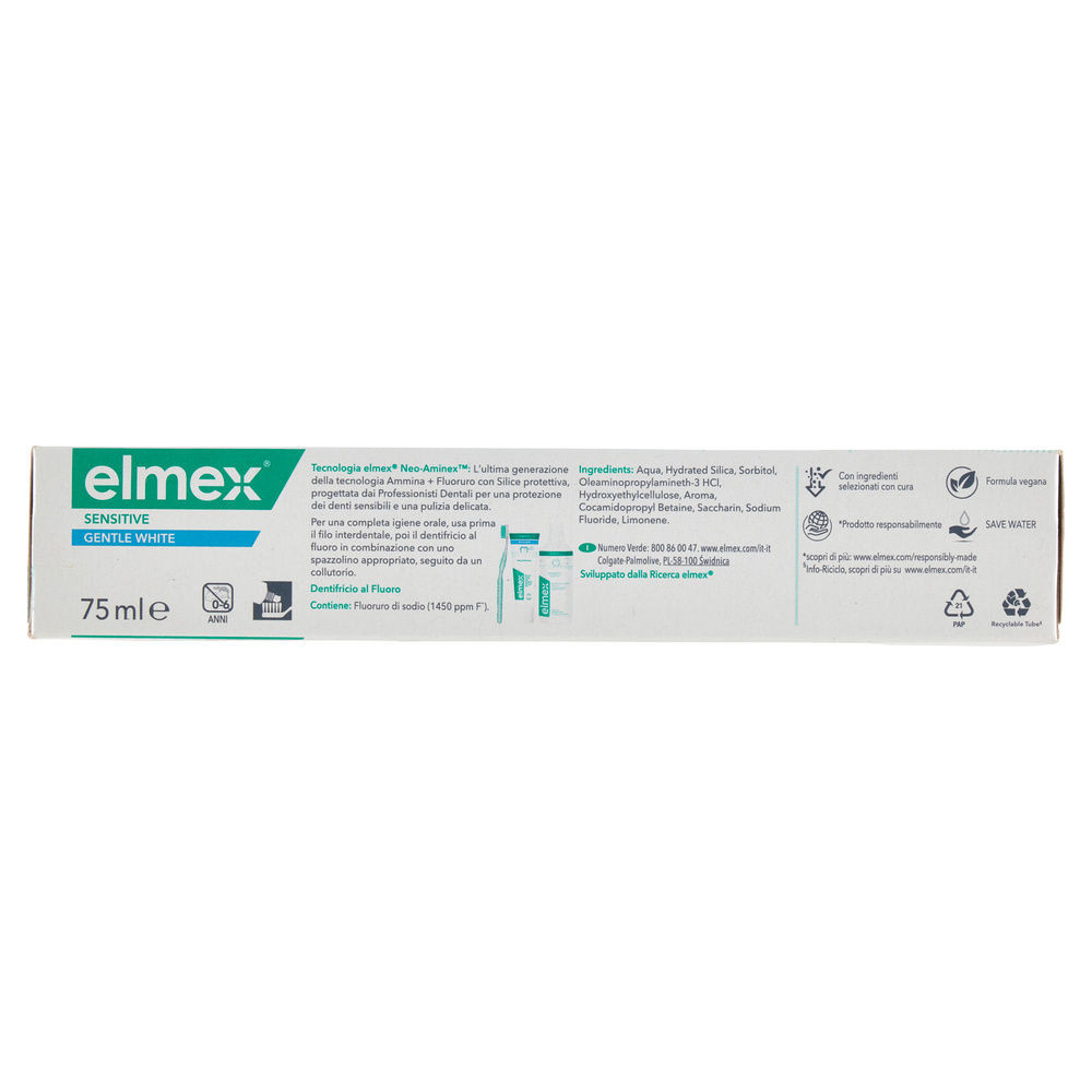 DENTIFRICIO ELMEX SENSITIVE WHITE ML 75 - 5