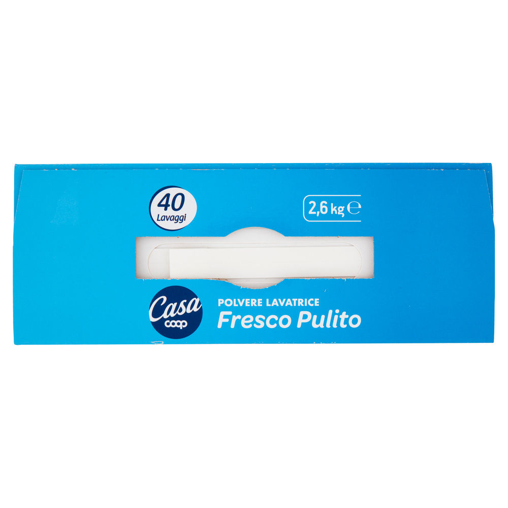 DETERSIVO LAVATRICE COOP CASA IN POLVERE FRESCO PULITO 40LAV KG 2,6 - 6