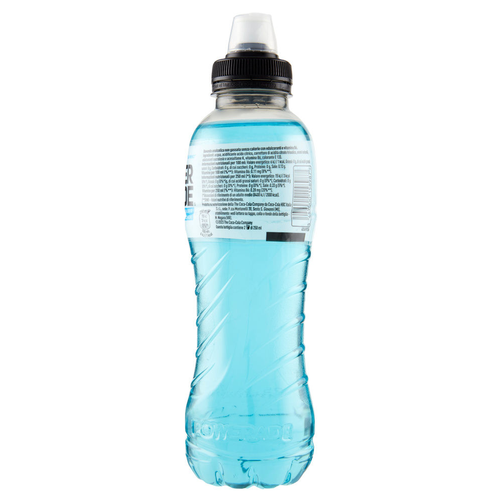 INTEGRATORE SALINO POWERADE MOUNTAIN BLAST ZERO PER ML 500 - 6