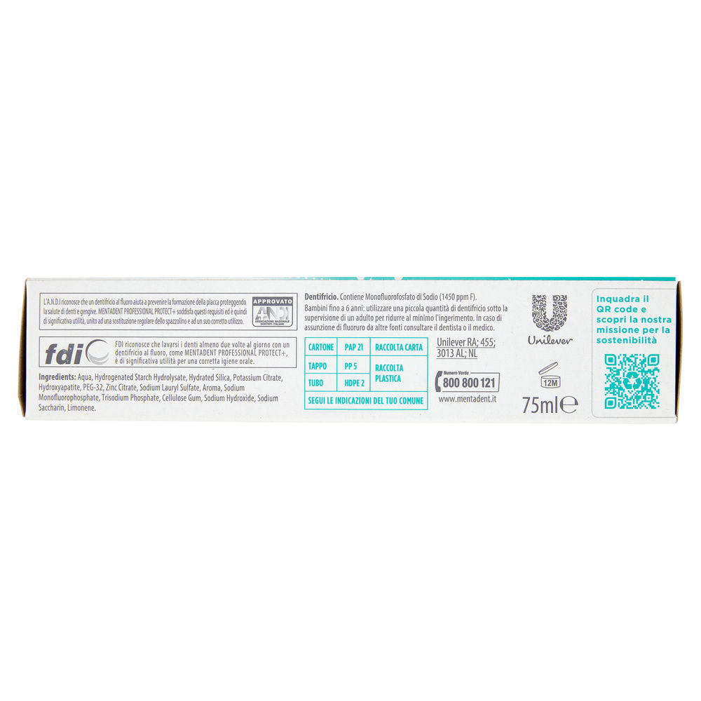 DENTIFRICIO MENTADENT PROTECT+ GENGIVE ML 75 - 2