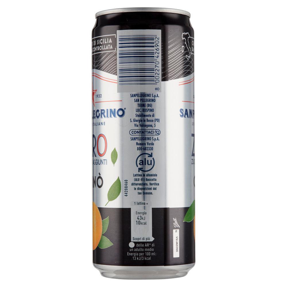 CHINO' ZERO SANPELLEGRINO LATTINA ML 330 - 7