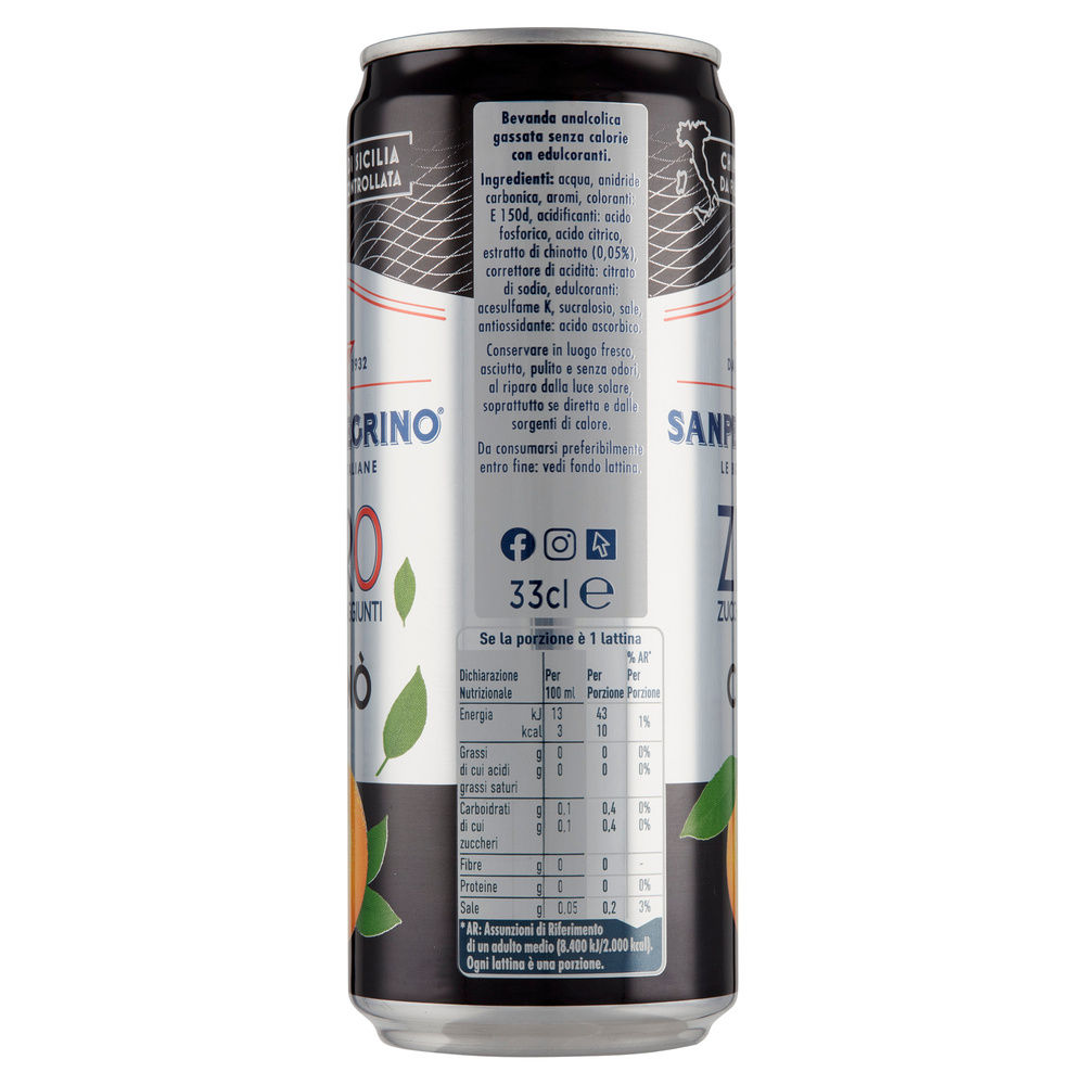 CHINO' ZERO SANPELLEGRINO LATTINA ML 330 - 2