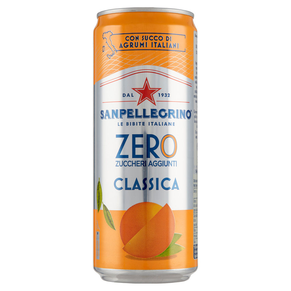 BIBITA CLASSICA ZERO SANPELLEGRINO LATTINA ML 330 - 3