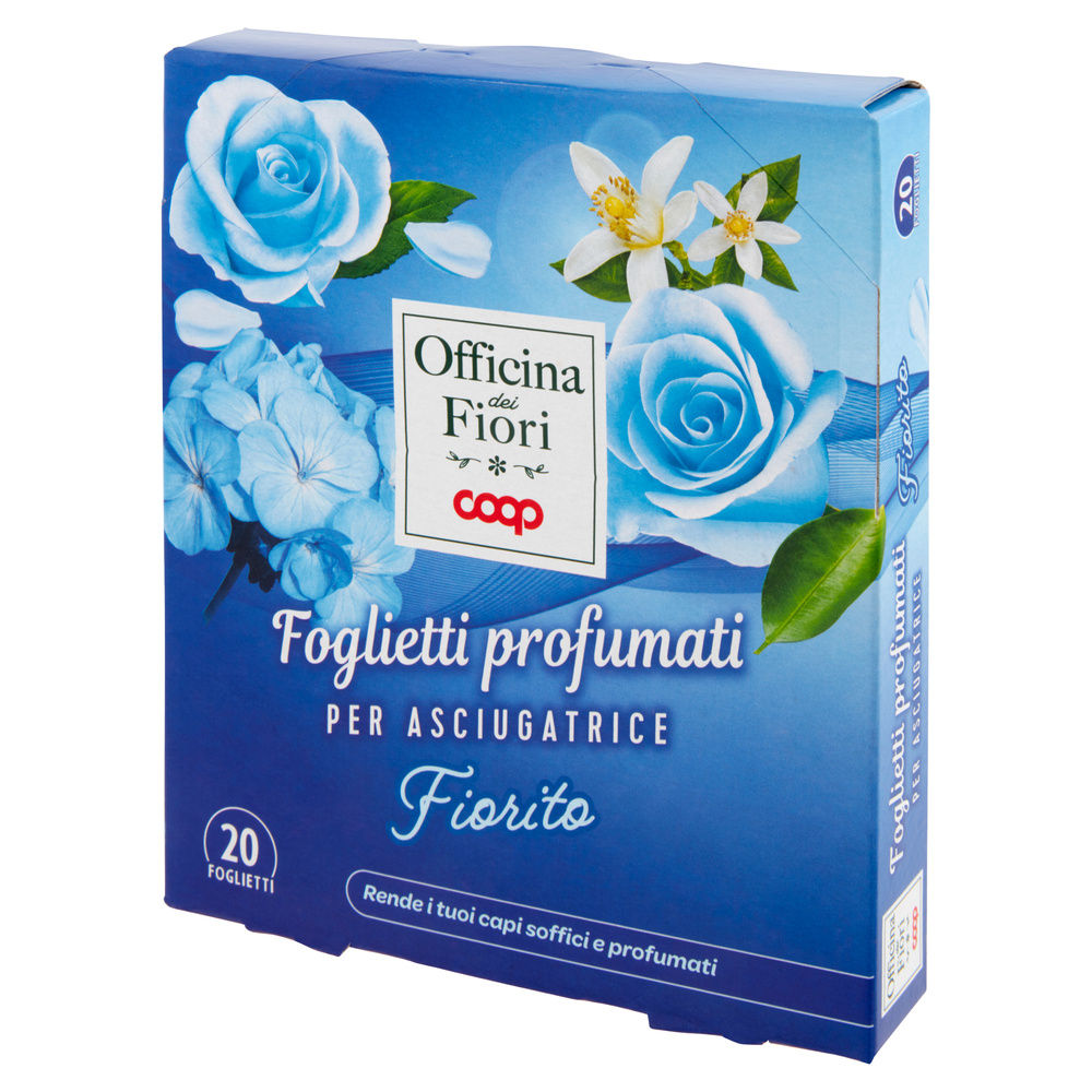 FOGLIETTI PER ASCIUGATRICE COOP OFFICINA DEI FIORI PROFUMO FIORITO PZ 20 - 8