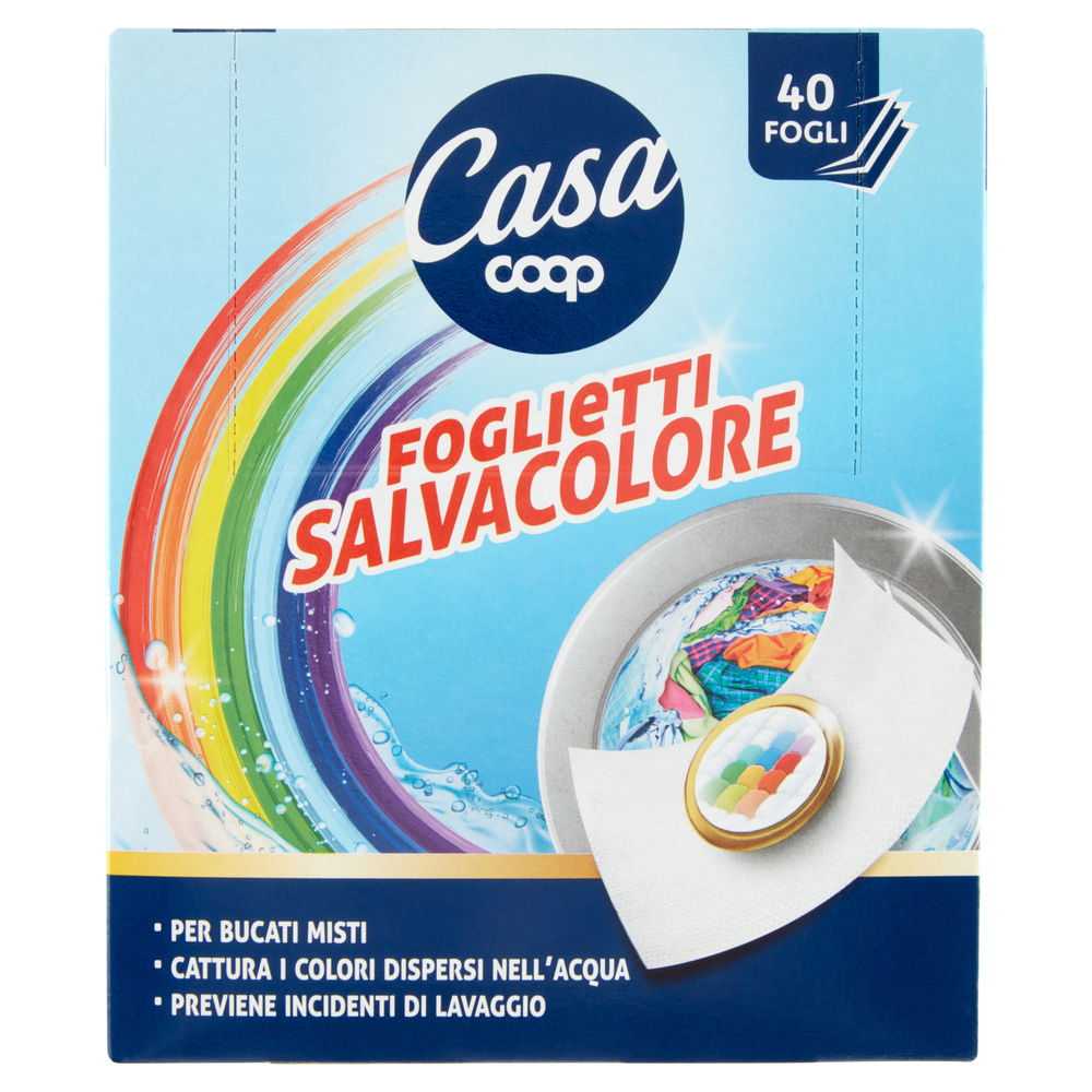 Foglietti salva colore coop casa pz. 40