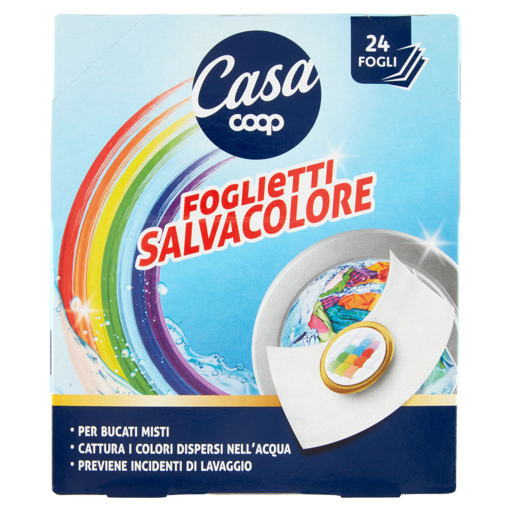 Foglietti salva colore coop casa  pz. 24