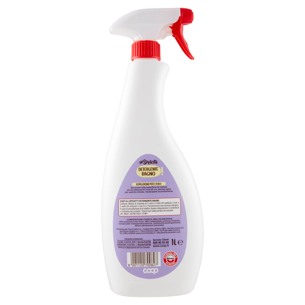 DETERGENTE SPRAY BAGNO GLI SPESOTTI COOP L1 - 1