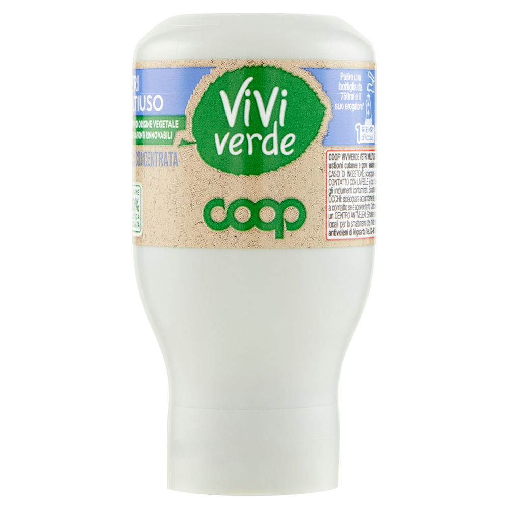 DETERGENTE MULTIUSO E VETRI COOP VIVIVERDE RICARICA ML 70 - 0