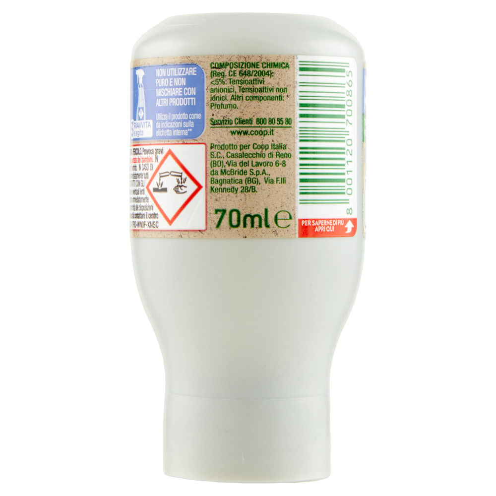 DETERGENTE MULTIUSO E VETRI COOP VIVIVERDE RICARICA ML 70 - 1