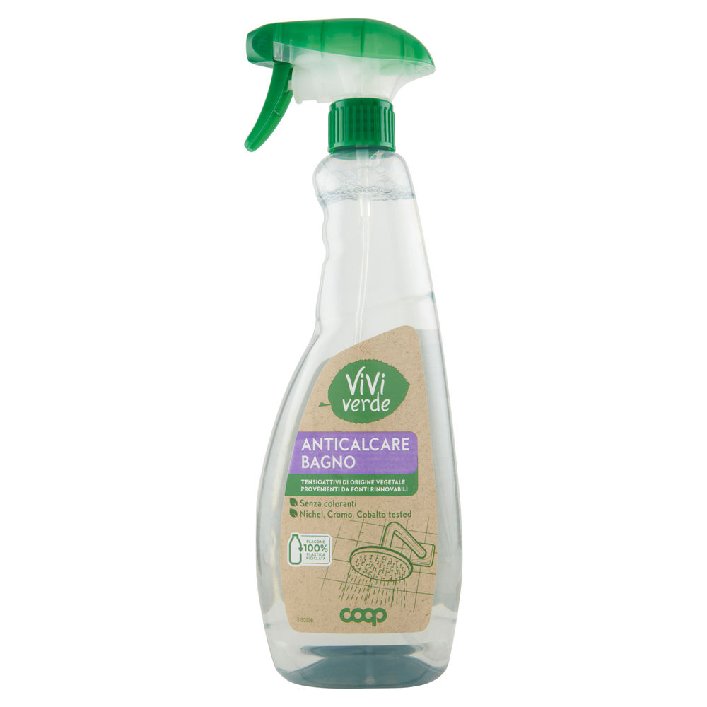 DETERGENTE BAGNO SPRAY ANTICALCARE COOP VIVIVERDE ML 750 - 0