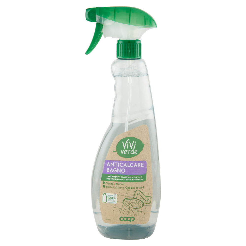 DETERGENTE BAGNO SPRAY ANTICALCARE COOP VIVIVERDE ML 750 - 2