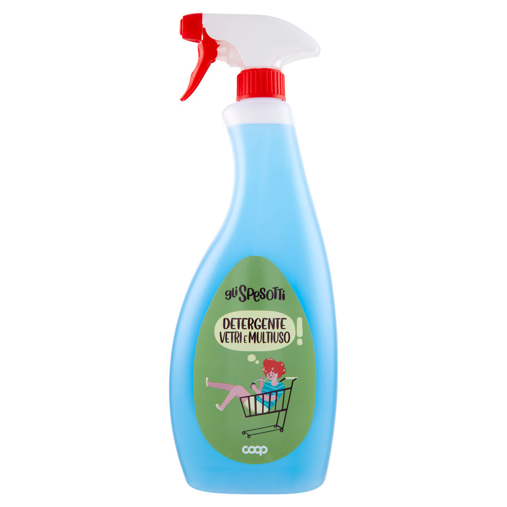 Detergente spray vetri multiuso gli spesotti coop l 1