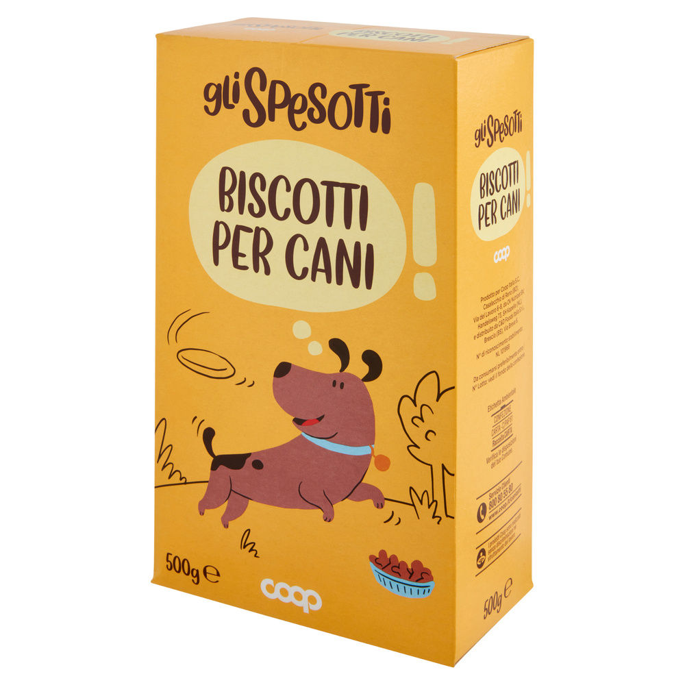 BISCOTTI PER CANI GLI SPESOTTI COOP G500 - 8