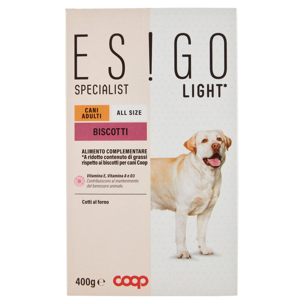 BISCOTTI CANI ADULTI LIGHT ESIGO SPEC COOP G400 - 0