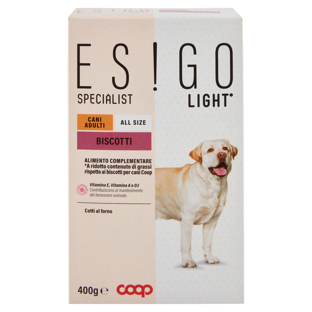 BISCOTTI CANI ADULTI LIGHT ESIGO SPEC COOP G400 - 2