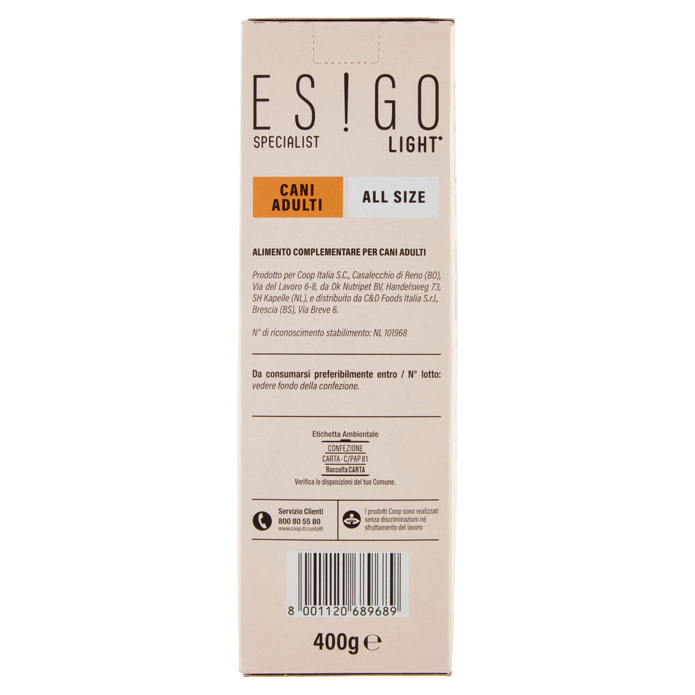 BISCOTTI CANI ADULTI LIGHT ESIGO SPEC COOP G400 - 4