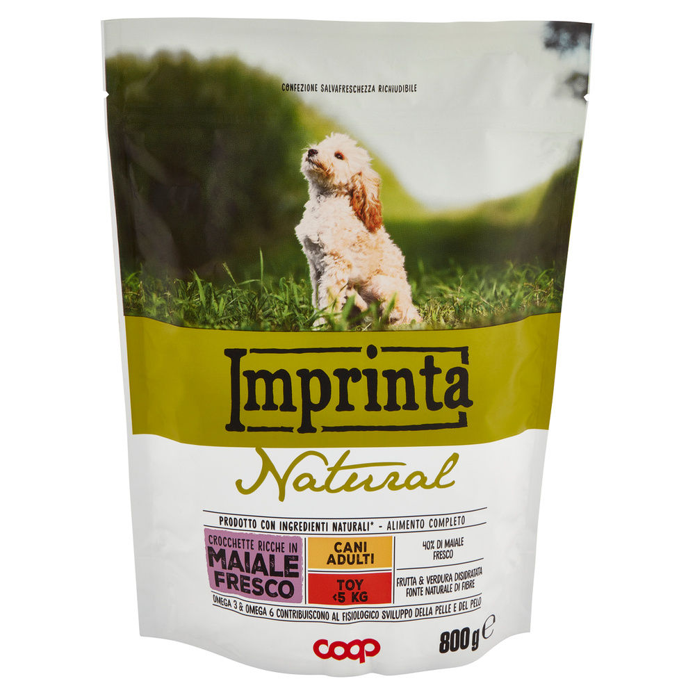 SECCO CANE CROCCHETTE NATURALI CANE MAIALE TOY IMPRINTA COOP G800 - 8