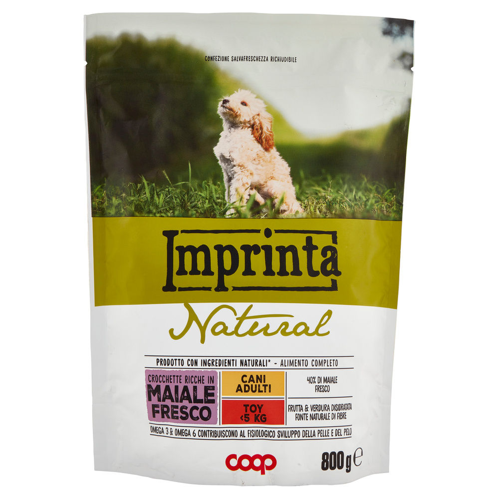 SECCO CANE CROCCHETTE NATURALI CANE MAIALE TOY IMPRINTA COOP G800 - 3