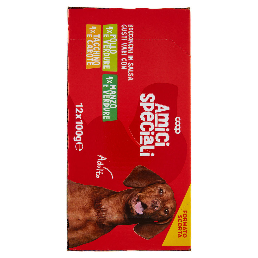 UMIDO CANE MULTIPACK BUSTE BOCCON.SALSA GUSTI ASS.TI AMICI SPEC. COOP G100X12 - 5