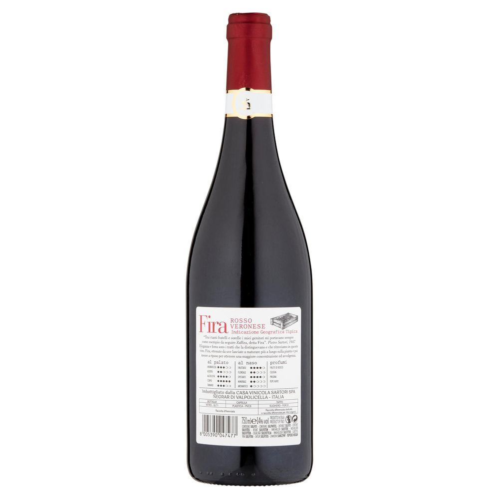 FIRA ROSSO VERONESE IGT SARTORI ML 750 - 1