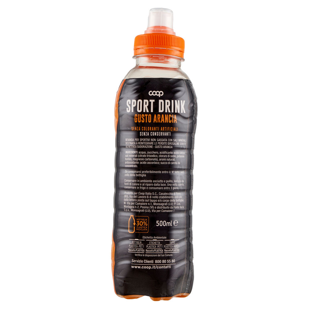 INTEGRATORE SALINO ARANCIA COOP RPET 30% ML 500 - 1