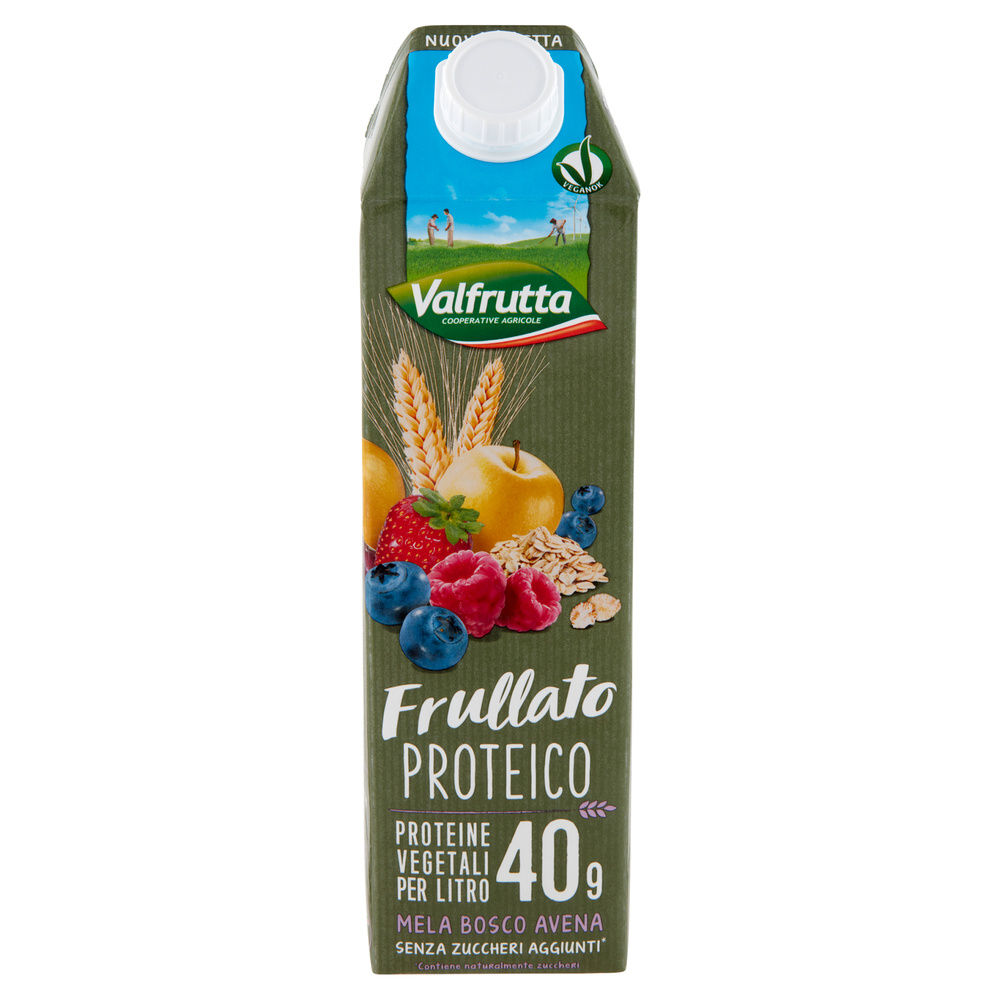 FRULLATO PROTEICO MELA BOSCO AVENA VALFRUTTA BRICK L 1 - 2