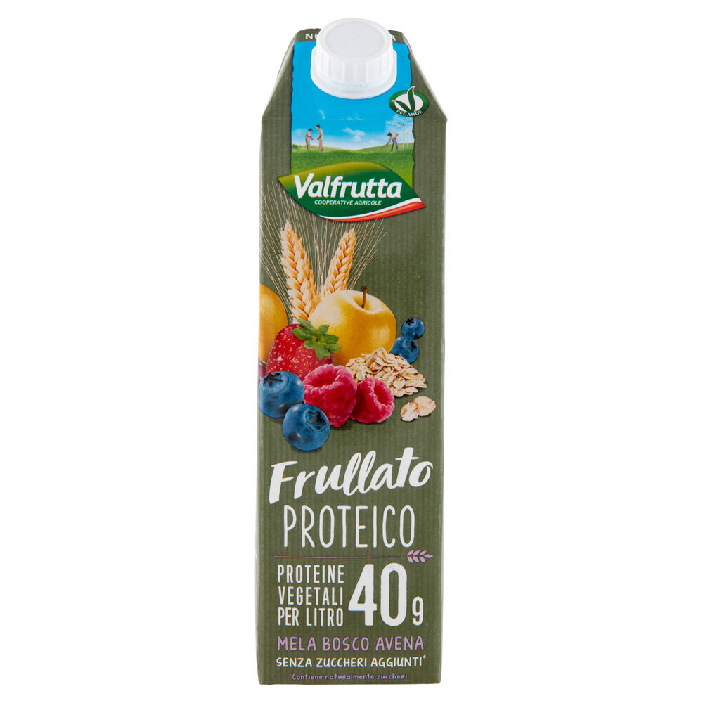 FRULLATO PROTEICO MELA BOSCO AVENA VALFRUTTA BRICK L 1 - 3