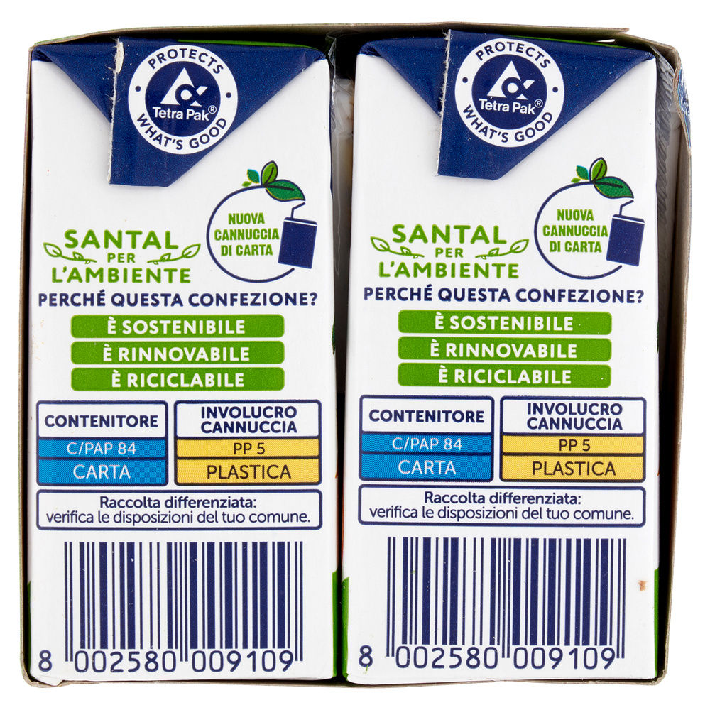 SUCCO SENZA ZUCCHERI AGGIUNTI ACE SANTAL ML 200X6 - 2